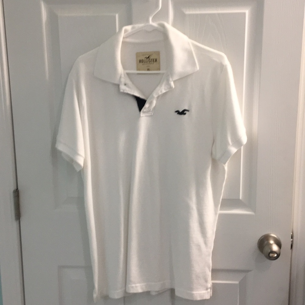 Men’s Hollister polo size XL white